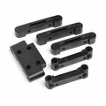 Hpi Racing Suspension Mount Set with Blitz-Firestorm Spare Parts Kit, Black HPI100314